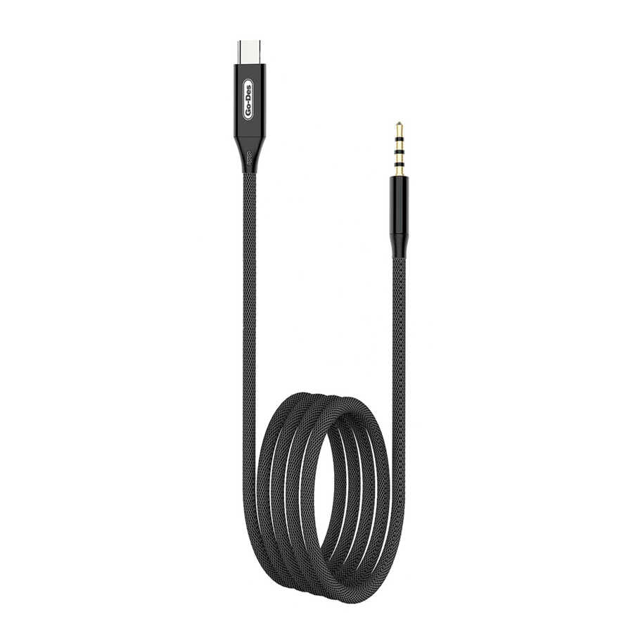 Go-Des GAC-365 Type-C To Aux Audio Kablo - 1 Go-Des GAC-365 Type-C To Aux Audio Kablo - 1